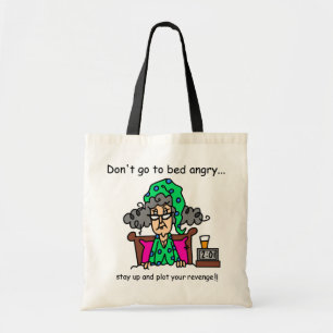 Bolso De Tela Humor de la hora de acostarse