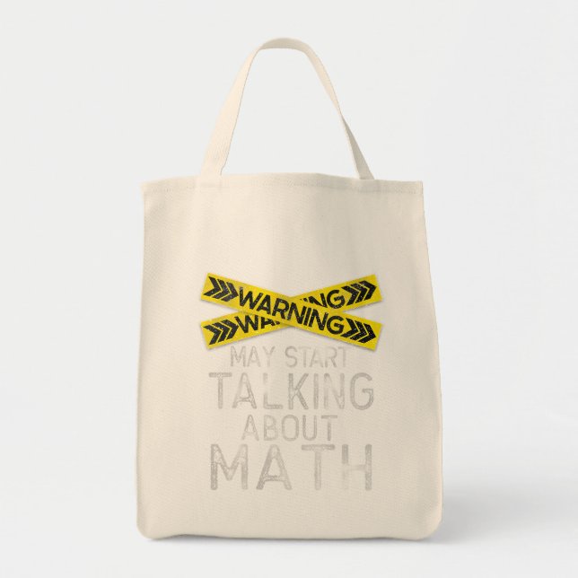 Bolso De Tela Humor de matemáticas graciosas nerviosas matemátic (Frente)