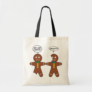 Bolso De Tela Humor de Navidades de galletas de pan de jengibre