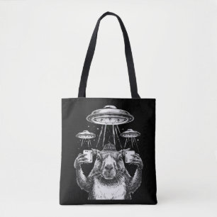 Bolso De Tela Humor de OVNI raros de capibara