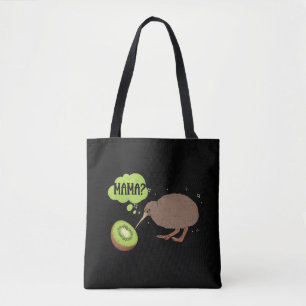 Bolso De Tela Humor de pájaro de Kiwi para Nueva Zelanda