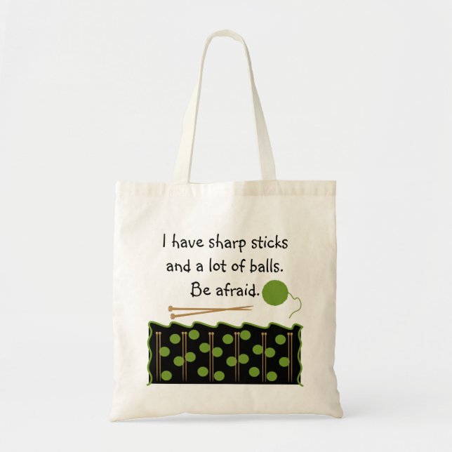 Bolso De Tela Humor de punto (Frente)