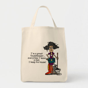 Bolso De Tela Humor del ama de casa