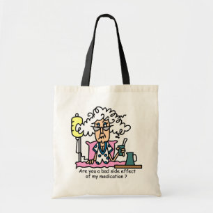 Bolso De Tela Humor del efecto secundario de la medicación