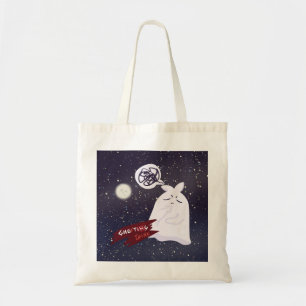 Bolso De Tela Humor divertido de Halloween pensando demasiado en