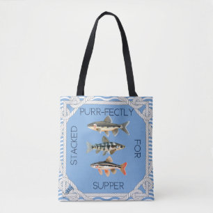 Bolso De Tela Humor estético de pescadores para amantes de las m