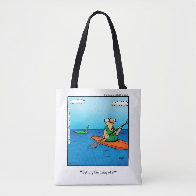Bolso De Tela Humor kayak tote bag regalo "Spectickles" (Anverso)
