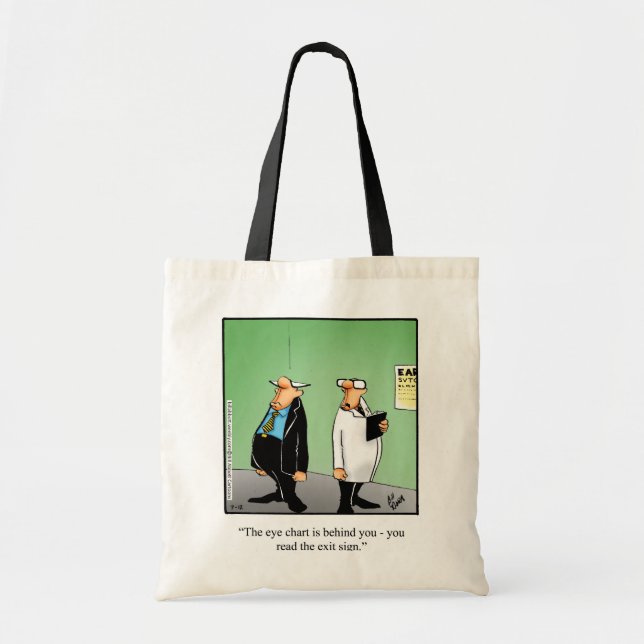 Bolso De Tela Humor optometrista Tote Bag Gift (Frente)