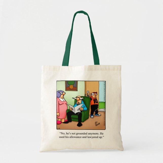 Bolso De Tela Humor para los padres Tote Bag (Frente)