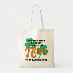 Bolso De Tela Humor Pi Day St Patrick's Day Math