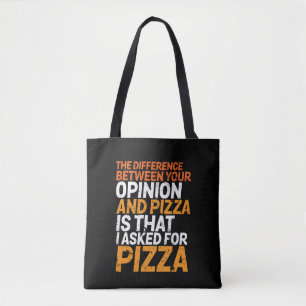 Bolso De Tela Humor sarcástico gracioso que pedí pizza, no opi