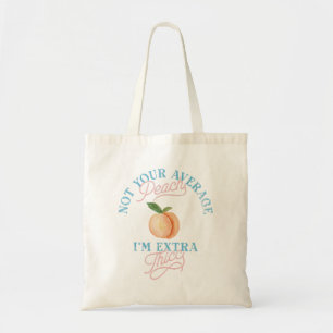 Bolso De Tela Humor Sassy Peach Body Positive Vintage