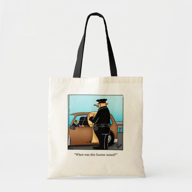 Bolso De Tela Humor Tote Bag de momento superior (Frente)
