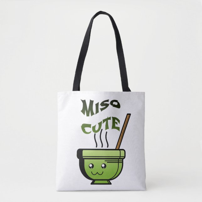 Bolso De Tela Humor vegano miso (Anverso)