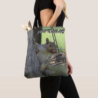 Bolso De Tela Hungry Squirrel dos lados de tu nombre