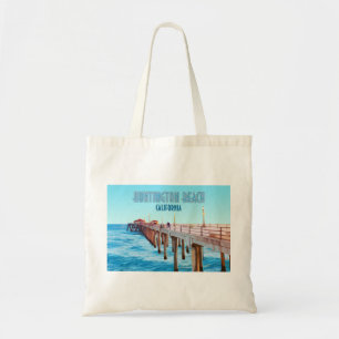 Bolso De Tela Huntington Beach Pier California
