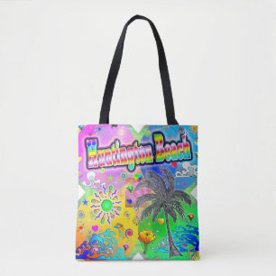 Bolso De Tela Huntington Beach Quadro Seasons Tote Bag