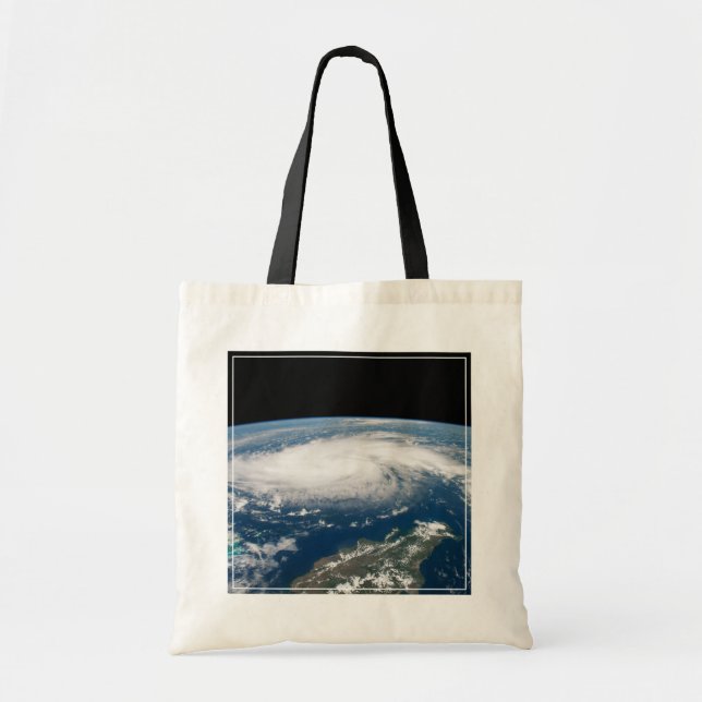 Bolso De Tela Huracán Dorian Sobre El Océano Atlántico. (Frente)