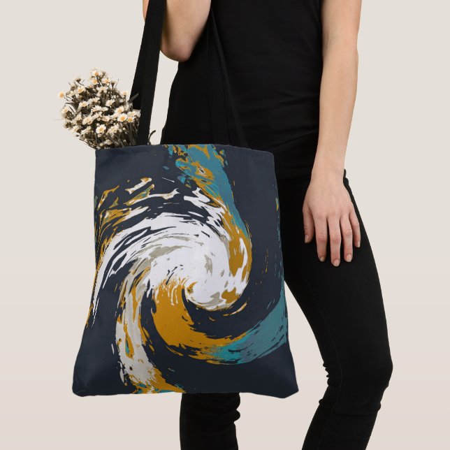 Bolso De Tela Huracán Twirl (Detalle)