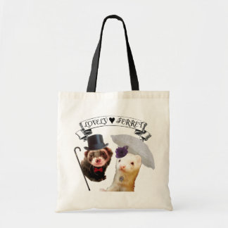 Bolso De Tela Hurón de la "señora y del caballero"