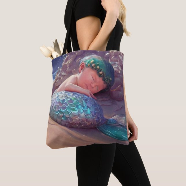 Bolso De Tela Hush A Bye-Mermaid- (Detalle)