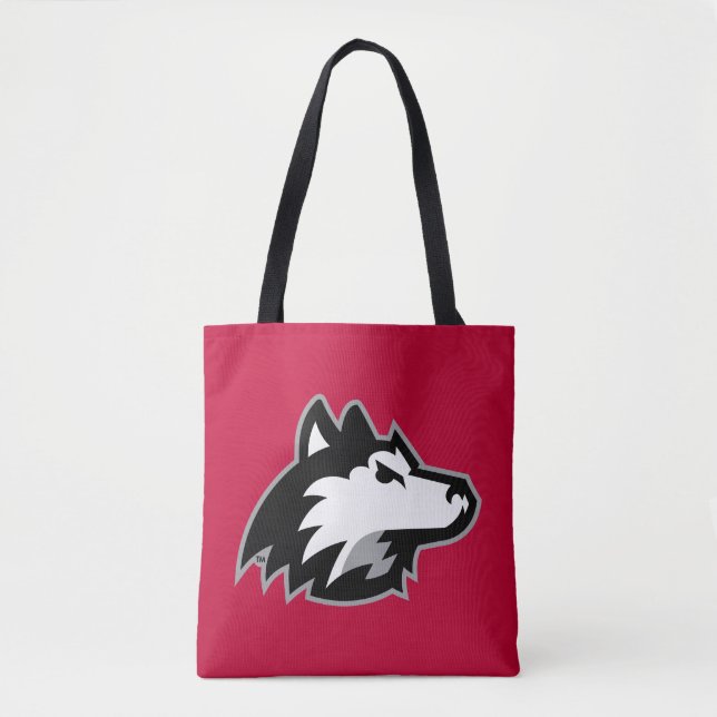 Bolso De Tela Huskies del norte de Illinois (Anverso)