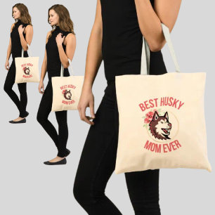 Bolso De Tela Husky Mom, Perro Mom, Dog Gift