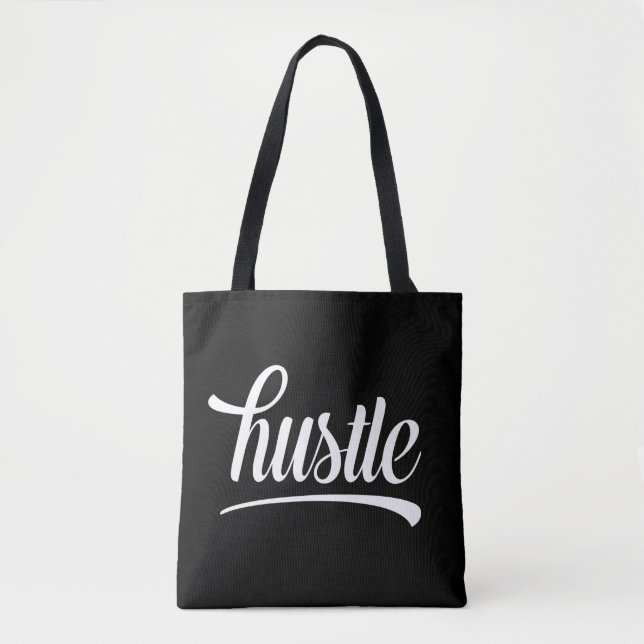 Bolso De Tela Hustle (Anverso)