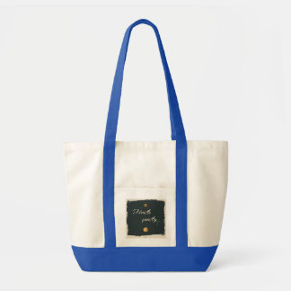 Bolso De Tela Hustle Quietamente - Minimalista Cita Motivacional