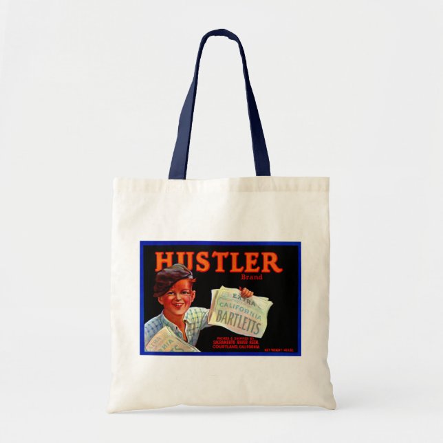 Bolso De Tela Hustler Bartletts (Frente)