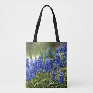 Bolso De Tela Hyacinth de uva