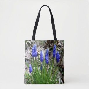 Bolso De Tela Hyacinths de uva...