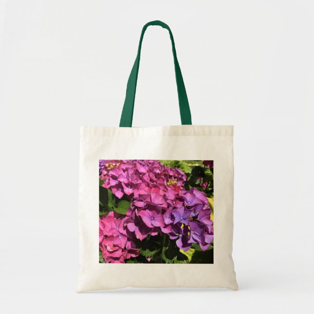Bolso De Tela Hydrangeas (Frente)