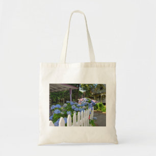 Bolso De Tela Hydrangeas y la valla de Picket - Viñedo de Martha