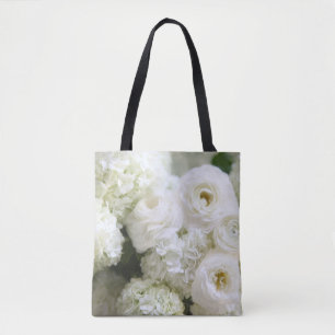 Bolso De Tela Hydrangeas y ranúnculo
