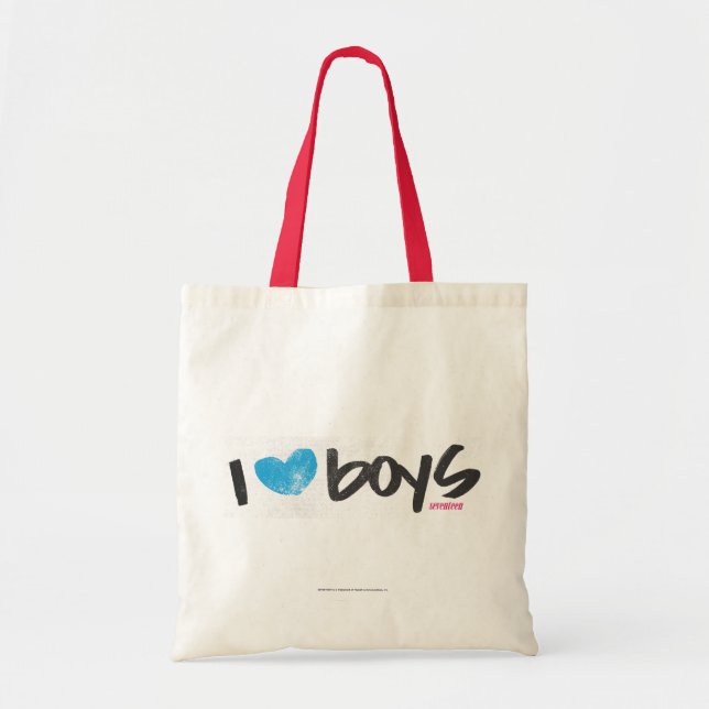 Bolso De Tela I aguamarina de los muchachos del corazón (Frente)