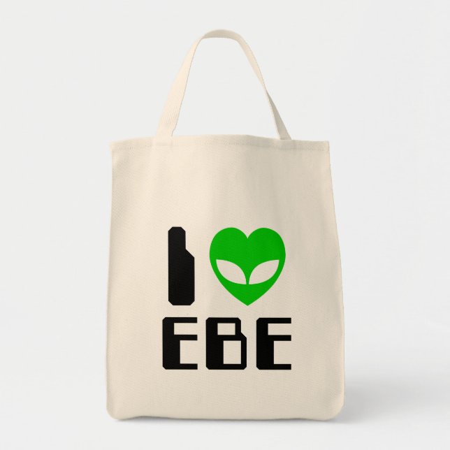 Bolso De Tela I Alien Heart EBE (Frente)