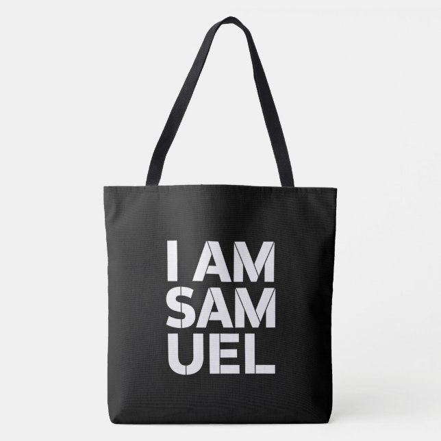 Bolso De Tela I Am Samuel (Anverso)