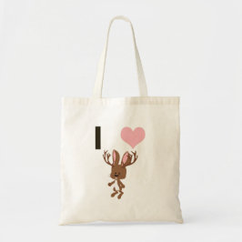 Bolso De Tela I corazón Jackalope