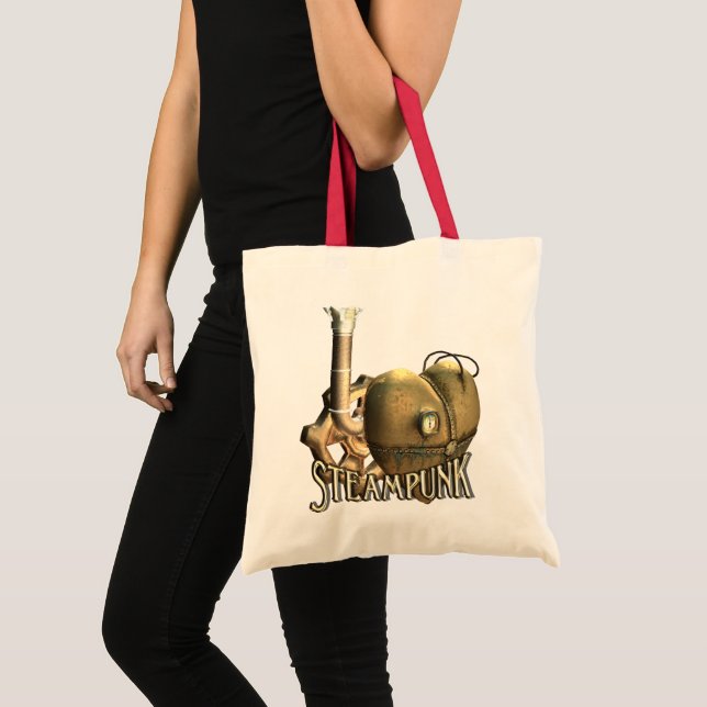 Bolso De Tela I corazón Steampunk (Anverso (producto))