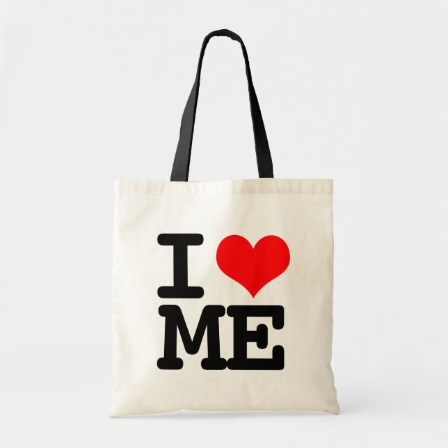 Bolso De Tela I corazón yo (Frente)