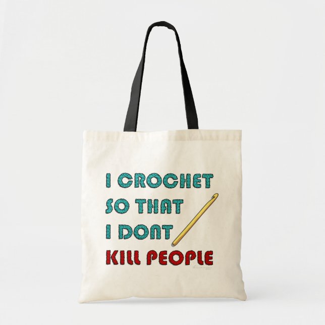 Bolso De Tela I Crochet, (Frente)