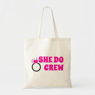 Bolso De Tela I Do Crew Ella Hace La Bachelorette Bride Goodie
