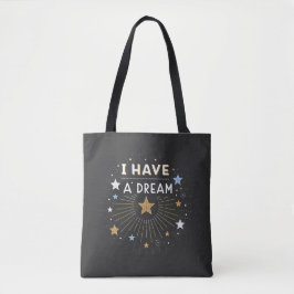 Bolso De Tela I Have a Dream Inspirational Starburst Art