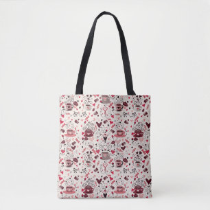 Bolso De Tela I Heart Coffee