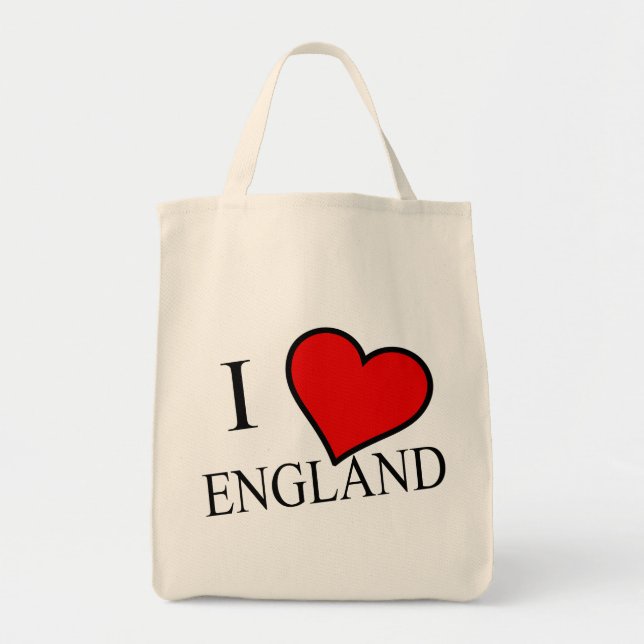 Bolso De Tela I Heart England bk gtcnt (Frente)