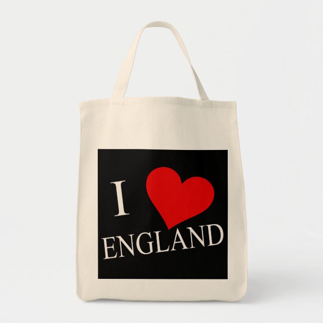 Bolso De Tela I Heart England con gtcnt (Frente)