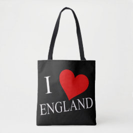 Bolso De Tela I Heart England con stt