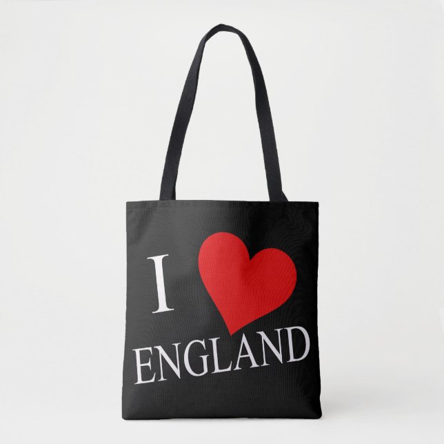 Bolso De Tela I Heart England con stt (Anverso)