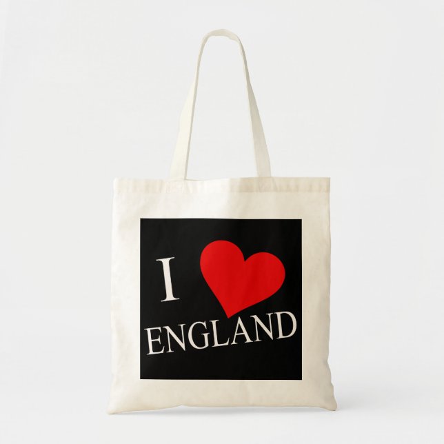 Bolso De Tela I Heart England wtcnt (Frente)